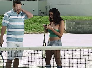 sport, hardcore, pornstar, couple, tennis, réalité, minijupe