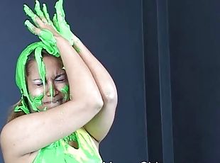 Trina Slimed Cheerleader