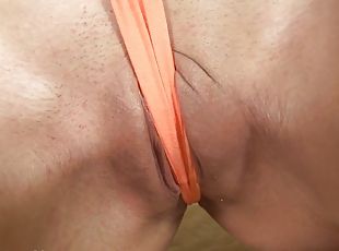 anal-sex, junge, blondine, dildo, frech, fotze, cameltoe, gynäkologe-examen