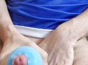 masturbation, amateur, ejaculation-sur-le-corps, jouet, gay, branlette, ejaculation, fétiche, attrapée, solo