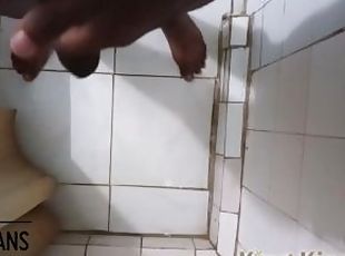 baignade, pisser, amateur, gay, black, point-de-vue, fétiche, douche, solo