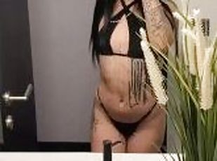 masturbação, cona-pussy, amador, adolescente, latina, estrela-porno, dedos, pov, webcam, sozinho