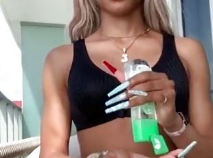 masturbação, transsexual, ébona, transsexual-tranny, preto, gozando, jovem18, sozinho