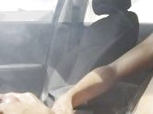 BBC HIGH ASF EDGING & MOANING IN CAR (CUMSHOT)