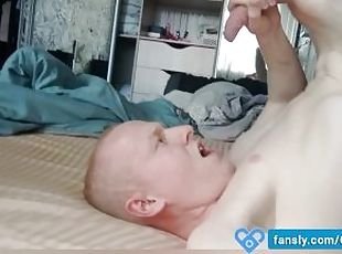 masturbation, ejaculation-sur-le-corps, gay, ejaculation, blonde, solo