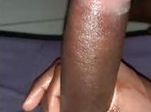 masturbación, amateur, negra, a-solas, polla