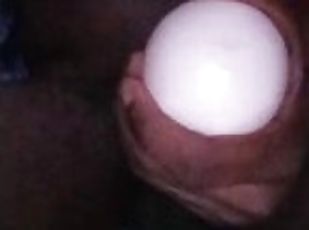 masturbation, amateur, énorme-bite, black, solo, bite