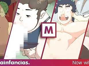 monster, anal, mogen, avsugning, gigantisk-kuk, gay, samling, gruppsex, anime, hentai