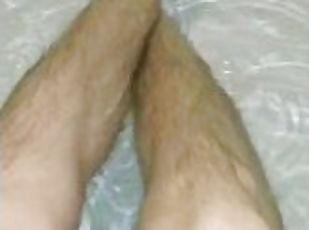 baignade, russe, amateur, pieds, fétiche, solo, jambes