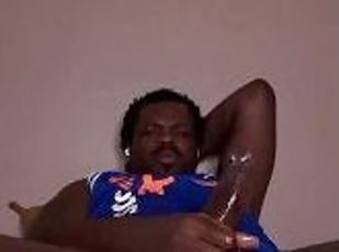 masturbation, ejaculation-sur-le-corps, ébène, énorme-bite, gay, branlette, black, ejaculation, solo, bite