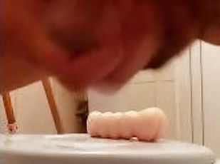 masturbation, pisser, giclée, amateur, ejaculation-sur-le-corps, jouet, branlette, vagin, solo, bite