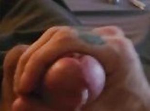 masturbation, amateur, ejaculation-sur-le-corps, énorme-bite, point-de-vue, ejaculation, solo, bite