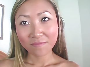 asiático, anal, japonés, rubia, dormitorio, ángel, traviesa, tetitas