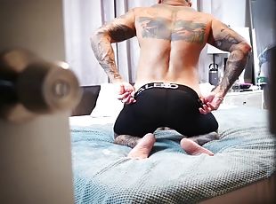 femme, amateur, hardcore, ejaculation-interne, bdsm, couple, ejaculation, musclé, brunette, tatouage