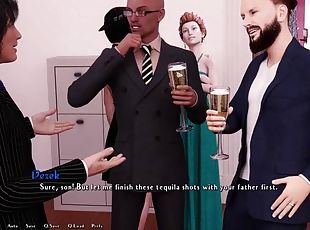 partei, babe, schwer, weinlese, unterwäsche, anime, hentai, 3d, bikini