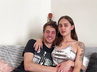 amador, adolescente, hardcore, casal, namorada, natural, perfeito, tatuagem