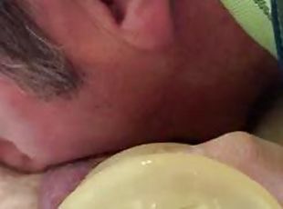 Step Dad is fed another load as he serves his lads needs again