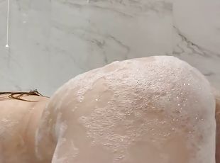 bañando, masturbación, meando, squirting, ducha