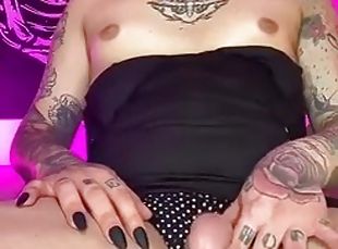 store-pupper, onani, shemale, amatør, cumshot, ung-18, kåt, søt, alene, tattoo