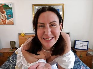 masturbation, mature, natte, britannique, gode, latex, solo