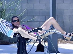 Cougar Sofie Marie Seduces Pool Guy Into Hardcore Fucking