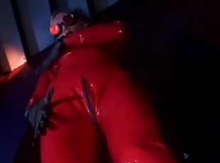 Aroused bitch gets her pussy torn apart in latex fantasies