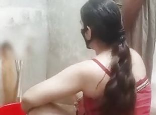 Desi step brother and step sister in shower