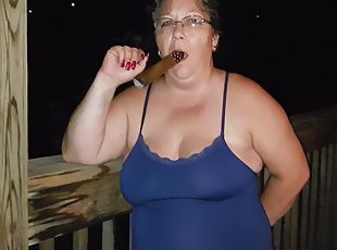 Huge Cigar Smoking