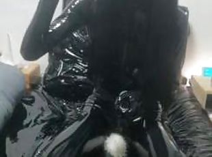 Kigurumi latexsuit play