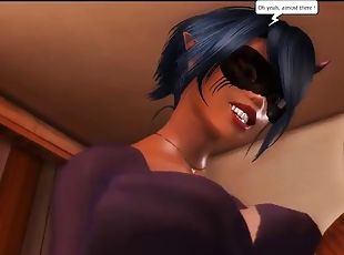 tetas-grandes, transexual, negra-ebony, interracial, negra, anime, hentai, 3d