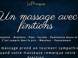 French Audio Porn Good long by your masseuse who notices your erection