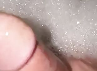 Jerking with bubbles in the shower