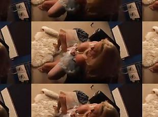 Busty Blonde Swallows Cum After Hard Fuck