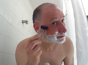 baden, masturbieren, dilettant, homosexuell, briten, dusche, rasiert