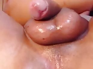 POV trans masturbation