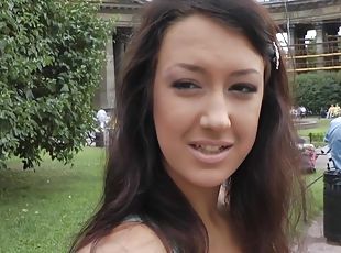 levrette, en-plein-air, amateur, anal, fellation, naturel, brunette, sucer