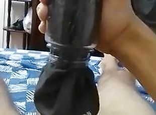 masturbation, chatte-pussy, amateur, jouet, gay, maison, point-de-vue, première-fois, humide