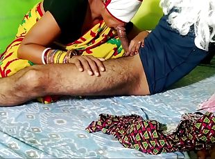 Bahu Aur Sasur Ghar Me Akele, Stepfather-in-law Fucked Hot Stepdaughter-in-law While Massage Showing Penis