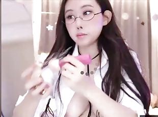 asiatique, gros-nichons, masturbation, amateur, bout-a-bout, chinoise