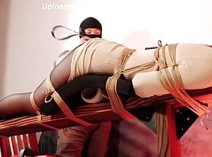 レズビアン, ハードコア, bdsm, フェティッシュ, 中国人, ボンデージ, 平手打ち
