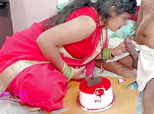 Sasur Ji Ne Bahu Ko Anniversary Par Choda, Stepfather-in-law Fucked Stepdaughter-in-law After Cutting Cake On Wedding Anniversary