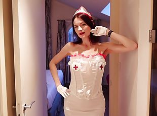 Sexy Nurse Joplum Squirts Like Crazy When He Controls Her