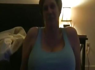 gros-nichons, énorme, fellation, milf