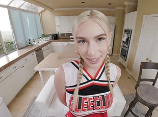 HD POV video of a blonde college babe sucking a dick - Kay Lovely