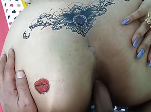 culo, amateur, árabe, regordeta, primera-persona, tatuaje