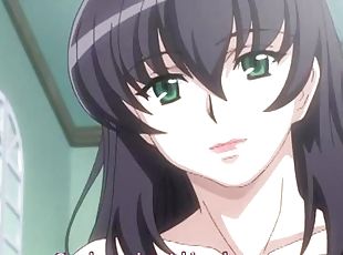 Busty hentai teacher takes all of students cock and cum