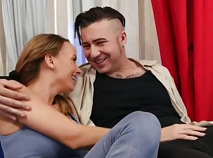 chatte-pussy, fellation, milf, hardcore, maman, fou, coquine, bout-a-bout, humide