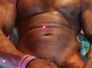 poilue, masturbation, amateur, ébène, hardcore, gay, black, solo, musclé