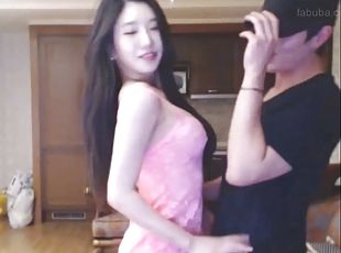 Korean bj dance with man