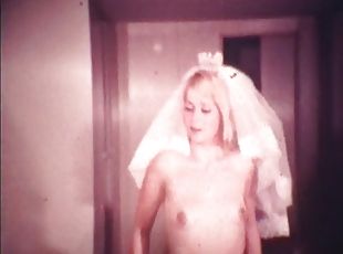 mariée, orgie, vintage, sexe-de-groupe, mariage